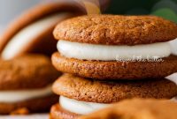 Gingerbread Whoopie Pies Recipe: Soft Molasses Sandwich Cookies