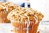 Moist Coffee Cake Muffins with Cinnamon Streusel