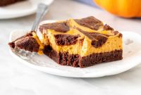 Pumpkin Cheesecake Brownies Recipe — Creamy Swirl Dessert