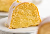 Moist Lemon Cream Cheese Pound Cake Recipe