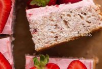 Mini Strawberry Sheet Cake Recipe: Quick Moist Fresh Strawberry Cake