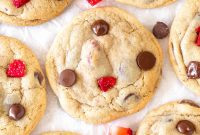 Strawberry and Chocolate Chip Cookie Recipe for Summer Baking