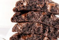 Double Chocolate Chip Cookie Recipe with Rich Cocoa Chips