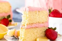 Strawberry Lemonade Layer Cake Recipe — Fresh Summer Dessert