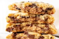Reese’s Stuffed Chocolate Chip Cookies Recipe