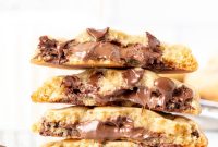 Decadent Nutella-Filled Chocolate Chip Cookies