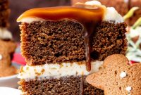 Gingerbread Cake with Cream Cheese Frosting Recipe