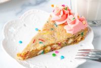 Funfetti Cookie Cake Recipe with Sprinkle-Filled Frosting
