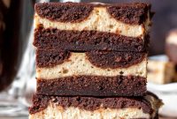 Mocha Cheesecake Brownies Recipe — Rich Coffee Chocolate Swirls