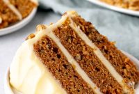 Layered Carrot Cake with Cream Cheese Frosting: Moist Recipe
