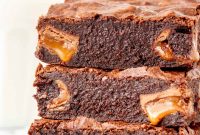 Decadent Rolo Brownies with Gooey Caramel Centers