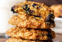 Chewy Blueberry Oatmeal Cookies Recipe for Breakfast & Snacks