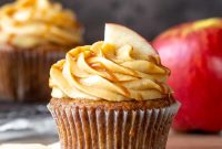 Caramel Apple Cupcakes with Brown Butter Streusel