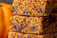 Pumpkin Chocolate Chip Blondies: Soft Fall Dessert Bars
