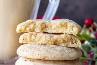 Eggnog Snickerdoodle Cookies: Festive Holiday Cookie Recipe