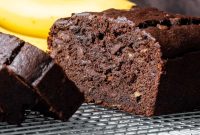 Double Chocolate Banana Bread Recipe with Gooey Chocolate Chips