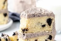 Oreo Layer Cake with Cookies & Cream Frosting
