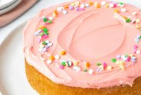 Mini Vanilla Cake Recipe: Moist Single-Layer Sponge Tutorial
