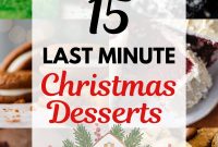 15 Quick Christmas Desserts You Can Make Last Minute