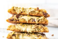 Crispy Pistachio Chocolate Chip Cookies Recipe