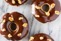 Banana Doughnuts with Silky Chocolate Glaze Recipe