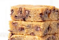 Banana Chocolate Chip Dessert Bars — Moist Baked Banana Squares