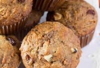 Moist Morning Glory Muffins with Carrots, Apples & Nuts