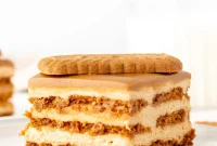 No-Bake Biscoff Icebox Cake Recipe for Creamy Layered Dessert
