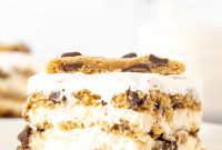 No-Bake Chocolate Chip Cookie Icebox Cake Recipe
