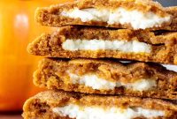 Pumpkin Cheesecake Cookie Recipe — Soft Pumpkin Cookies with Creamy Filling