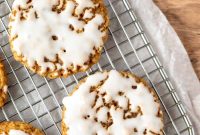 Iced Oatmeal Cookies Recipe with Soft Chewy Texture