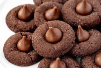 Chocolate Blossom Cookies Recipe: Soft Chocolate Thumbprint Treats