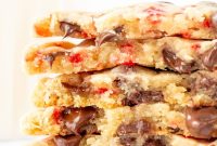 Candy Cane Chocolate Chip Cookies Recipe for Festive Holidays