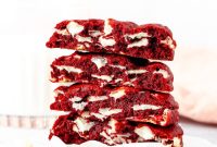 Bakery-Style Extra-Thick Red Velvet Cookies