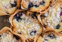 Bakery-Style Lemon Blueberry Streusel Muffins Recipe