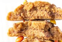 Peanut Butter Cookies Stuffed with Reese’s Cups