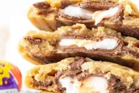Cream Egg-Stuffed Cookies: Gooey Chocolate and Cream Filling Recipe