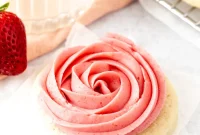 Strawberry Frosted Sugar Cookies Recipe — Soft & Chewy Cookies