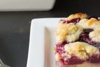 Cherry Almond Bars Recipe with Homemade Cherry Filling