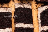 Decadent Chocolate Cake with Oreo Buttercream Frosting
