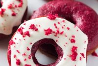 Homemade Baked Red Velvet Doughnuts Recipe