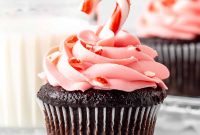 Chocolate Candy Cane Cupcakes: Peppermint Swirl Holiday Treats