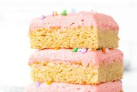 Chewy Frosted Sugar Cookie Bars with Vanilla Buttercream