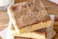 Chewy Snickerdoodle Cookie Bars Recipe for Soft Cinnamon Squares