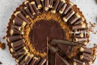Dark Chocolate Gingersnap Tart Recipe for Decadent Dessert