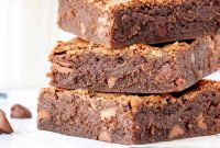 Decadent Milk Chocolate Brownies Recipe — Rich, Gooey Squares