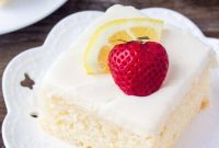 Lemon Cake with Cream Cheese Frosting Recipe & Tips