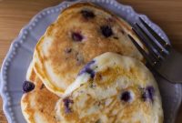 Blueberry Buttermilk Pancakes Recipe for Fluffy Homemade Pancakes