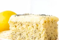 Lemon Poppy Seed Cake with Cream Cheese Frosting Recipe
