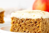 Apple Spice Cake with Cream Cheese Frosting Recipe